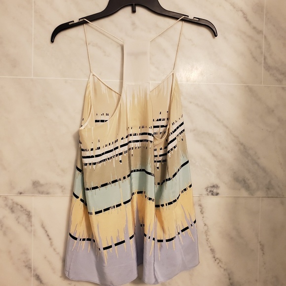 TIBI SILK TANK SIZE 6 WATERCOLOR - Picture 2 of 3